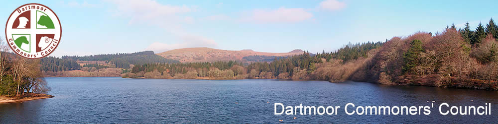 Burrator, Dartmoor Commoners' Council and logo